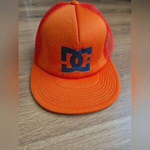 DC Orange and Black Snapback Hat